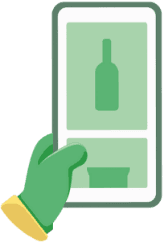 hand holding phone